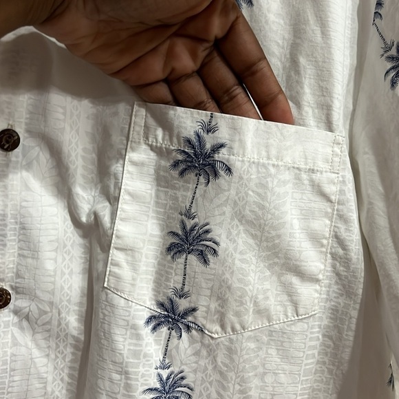 Pacific Legend Classic Hawaiian Palm Trees Men's Tropical Shirt XLarge - Picture 6 of 10